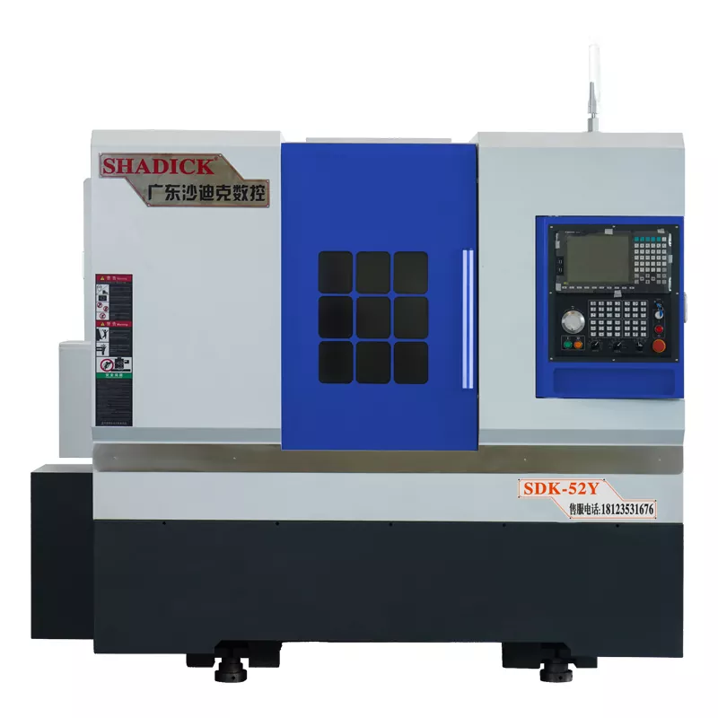 52-tailstock kompozitný CNC stroj CNC
